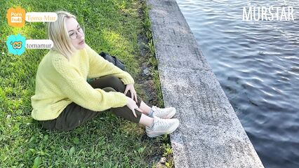 Встреча на улице со зрелой звездой виртуального секса.